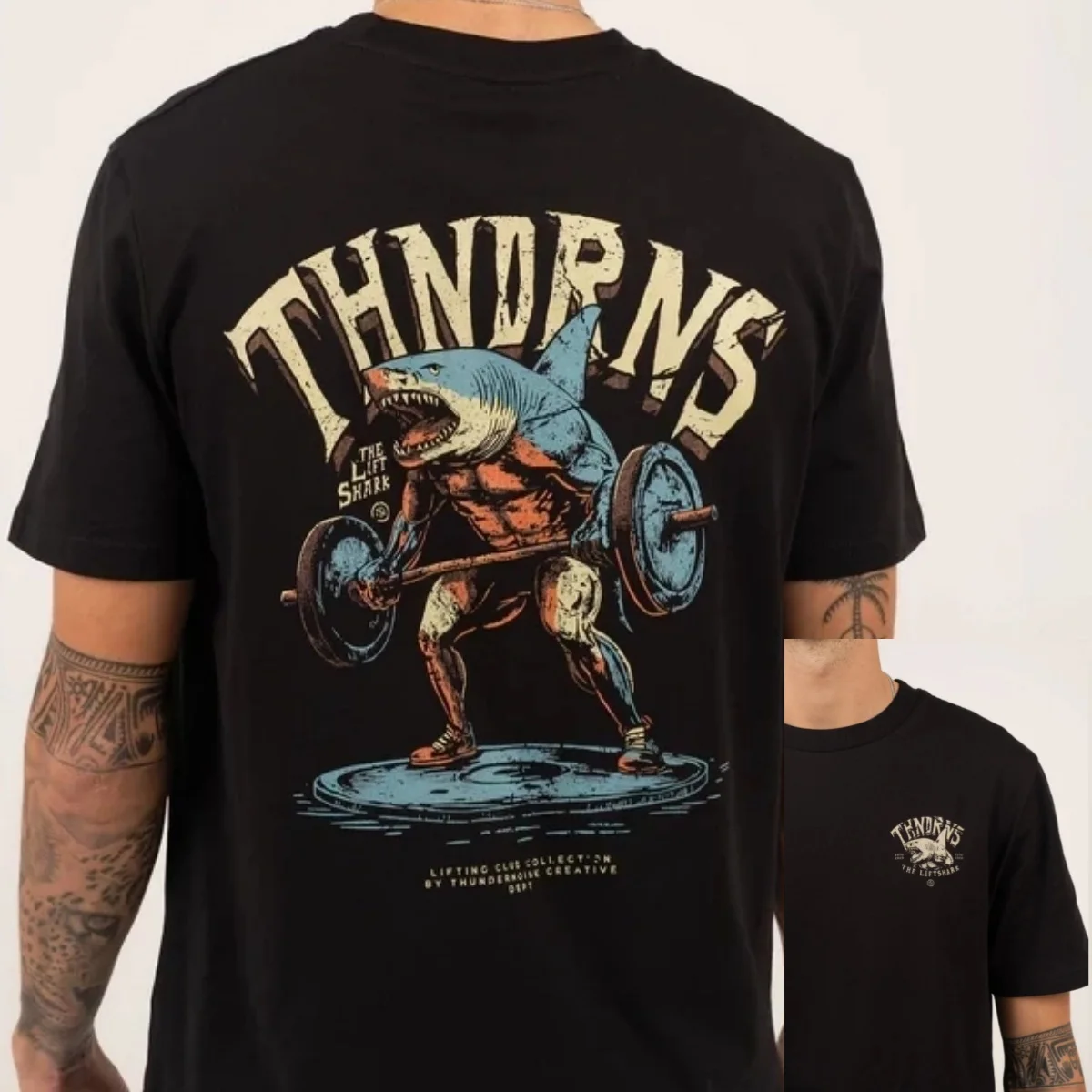 Thundernoise Breaking The Parallel Fitness Training Gym Leisure T-shirt Luxury Brand for Men and Women Top 2026 New