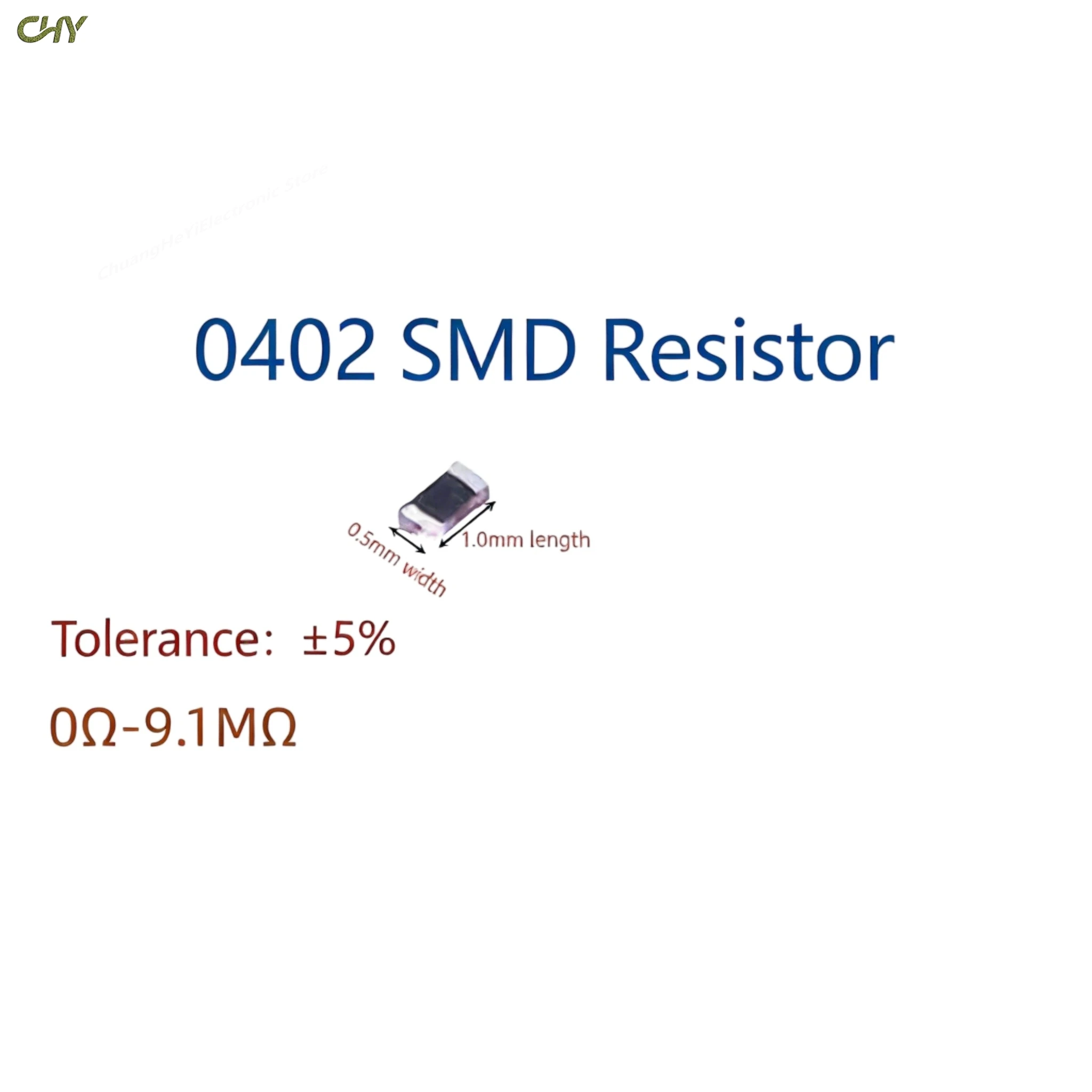 100Pcs/Lot 0402 5% …