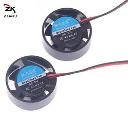 1Pcs DC 5V/ 9V 12V 24V Round Mini Fan For Led Lamps Computer Radiator 25.5x10mm Notebook Micro Cooling Fan