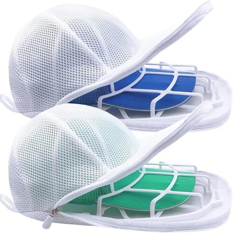Hat cleaning cage for washing machines, hat cleaner with mesh bag,Hat bags or hat racks can be purchased separately