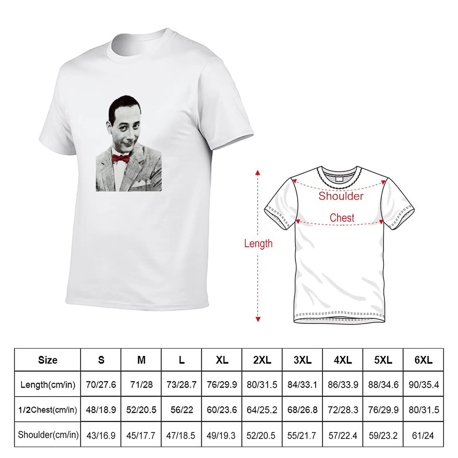 New Pee Wee Herman Shirt, Vintage Retro 80s TV Show Peewee Funny T-Shirt quick-drying t-shirt t shirts men