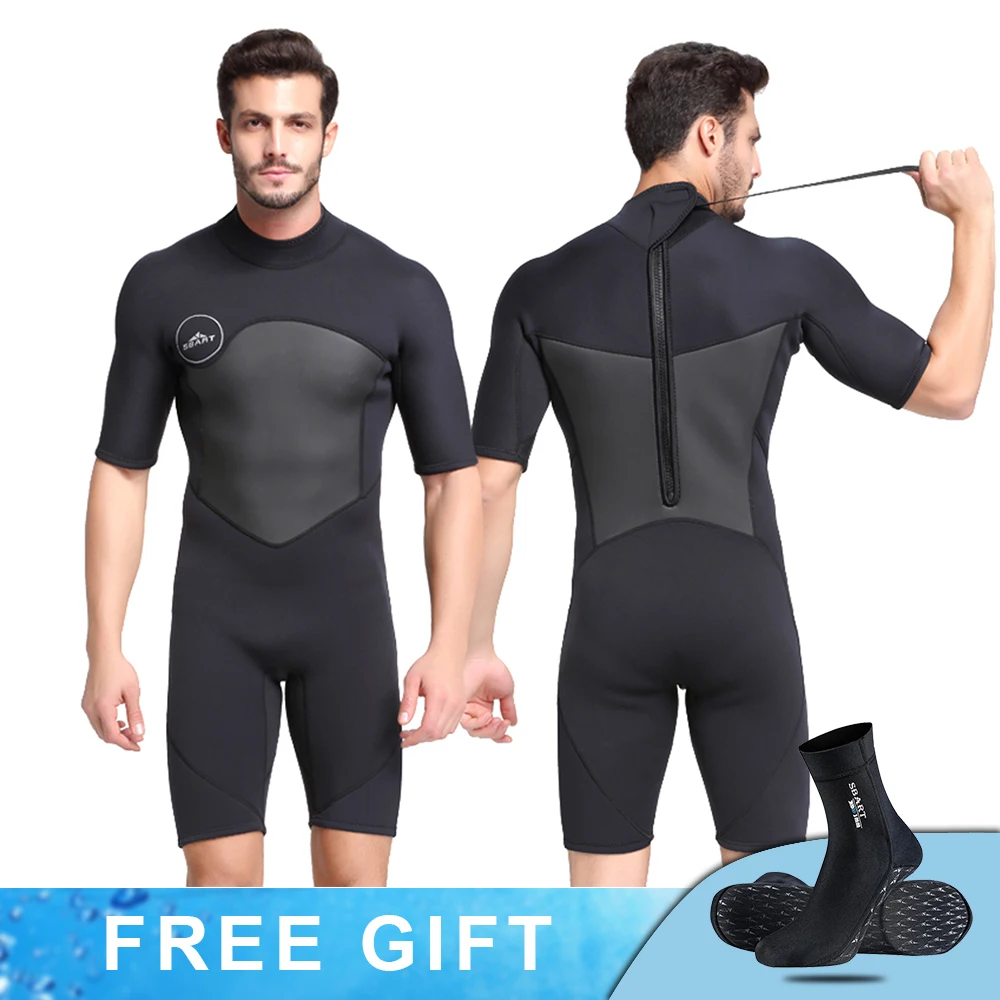 

Men Wetsuit 2mm Neopreno One-Piece Swimsuits Keep Warm Snorkeling Kayaking Surfing Clothes Scuba Diving Suit Jellyfish Skinsuits