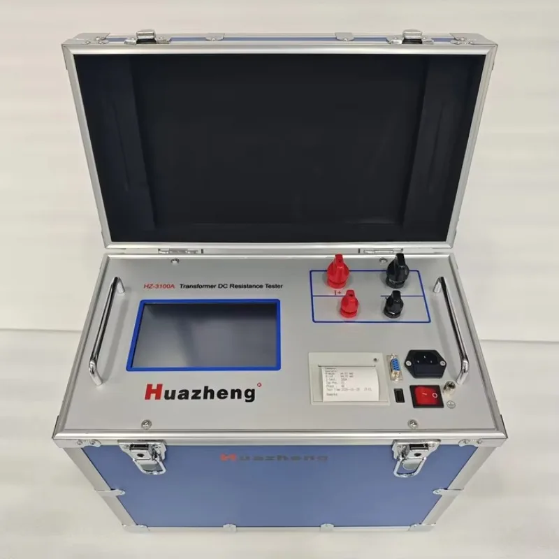 100A Winding Resistance Tester Automatic Portable DC Resistance Tester With High Power Output for Transformer Work