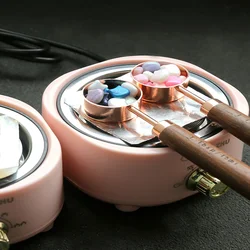 Fire Paint Wax Set Stove/Spoon DIY Envelope Gift Wedding Invitation Sealed Fire Paint Wax Pellet Melting Tool Wax Seal
