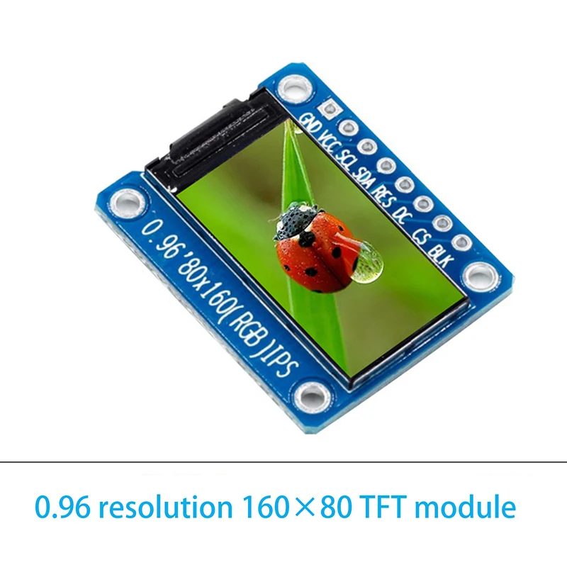 1Pcs 0.96 Inch IPS Display OLED Module For 80*160 65K Colorful RGB TFT LCD Board ST7735 ST7735 DIY