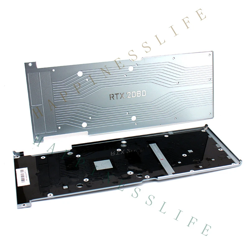 GR+   Back Plate Rear Panel Covers for NVIDIA RTX 2080 Graphics Card GPU Repair Parts