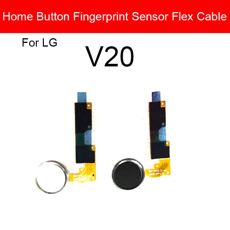 Home Button FingerPrint Flex Cable For LG V50 V10 V20 V30 V35 V40 Sensor Finger Reader Touch Key Flex Ribbon Replacement Parts