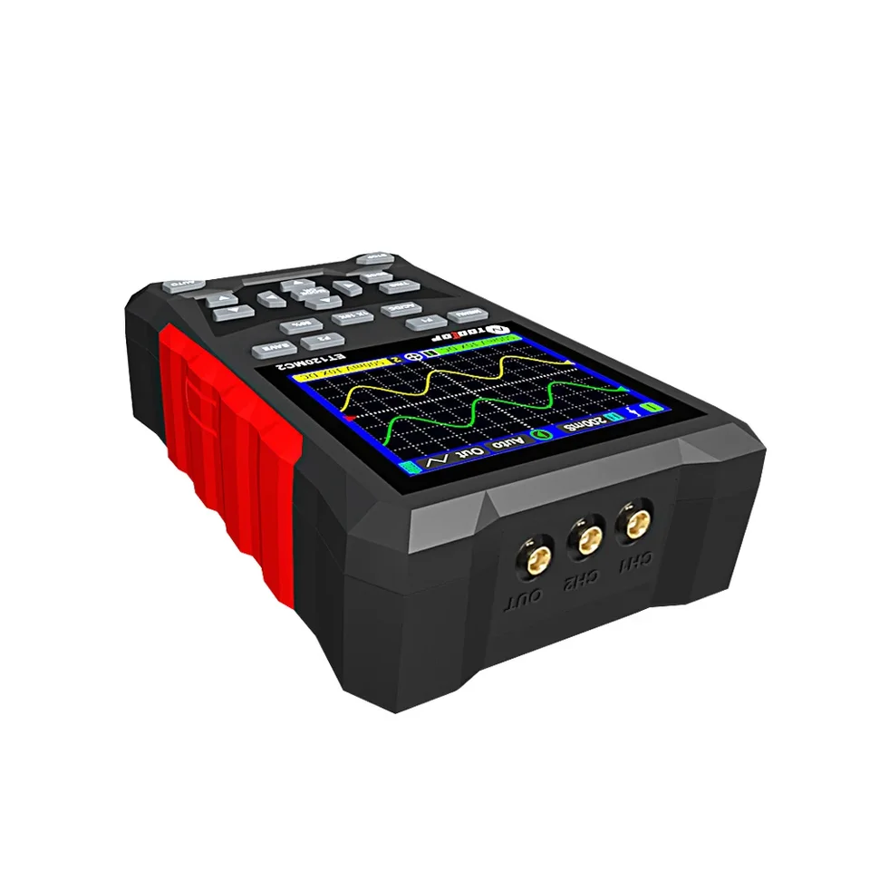 Produktbild von ABS ET120MC2 Handoszilloskop – 2 Kanäle, 120 MHz, 500 MS/s, 2,4 Zoll TFT, Für Haushaltsgeräte-Reparatur & Fehlersuche