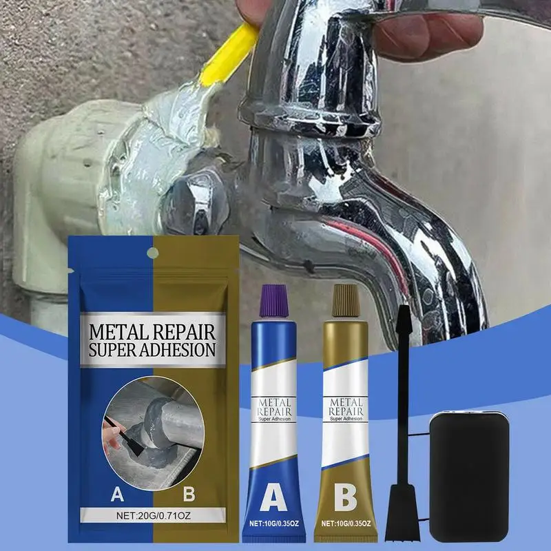 Heavy Duty Metal Repair Glue Weld Liquid Metal To Metal High Strength Welding Glue Casting Adhesive Bond Waterproof All Purpose