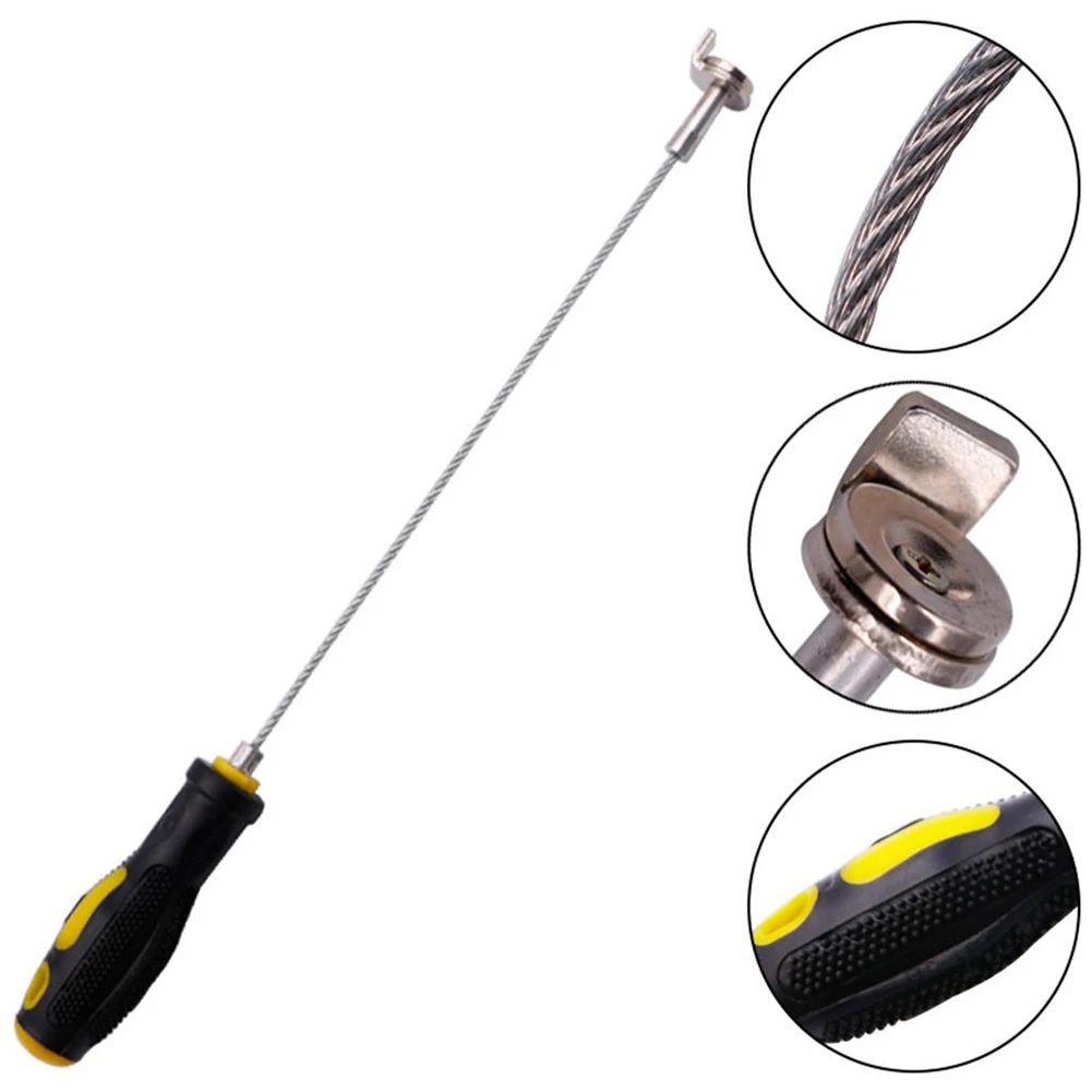 Car Oil Drain Plug Remover Anti Scald Oil Drain Plug Removal Tool Wrench Screw Disassembly Magnetic Oil Drain Auto Repair Tools