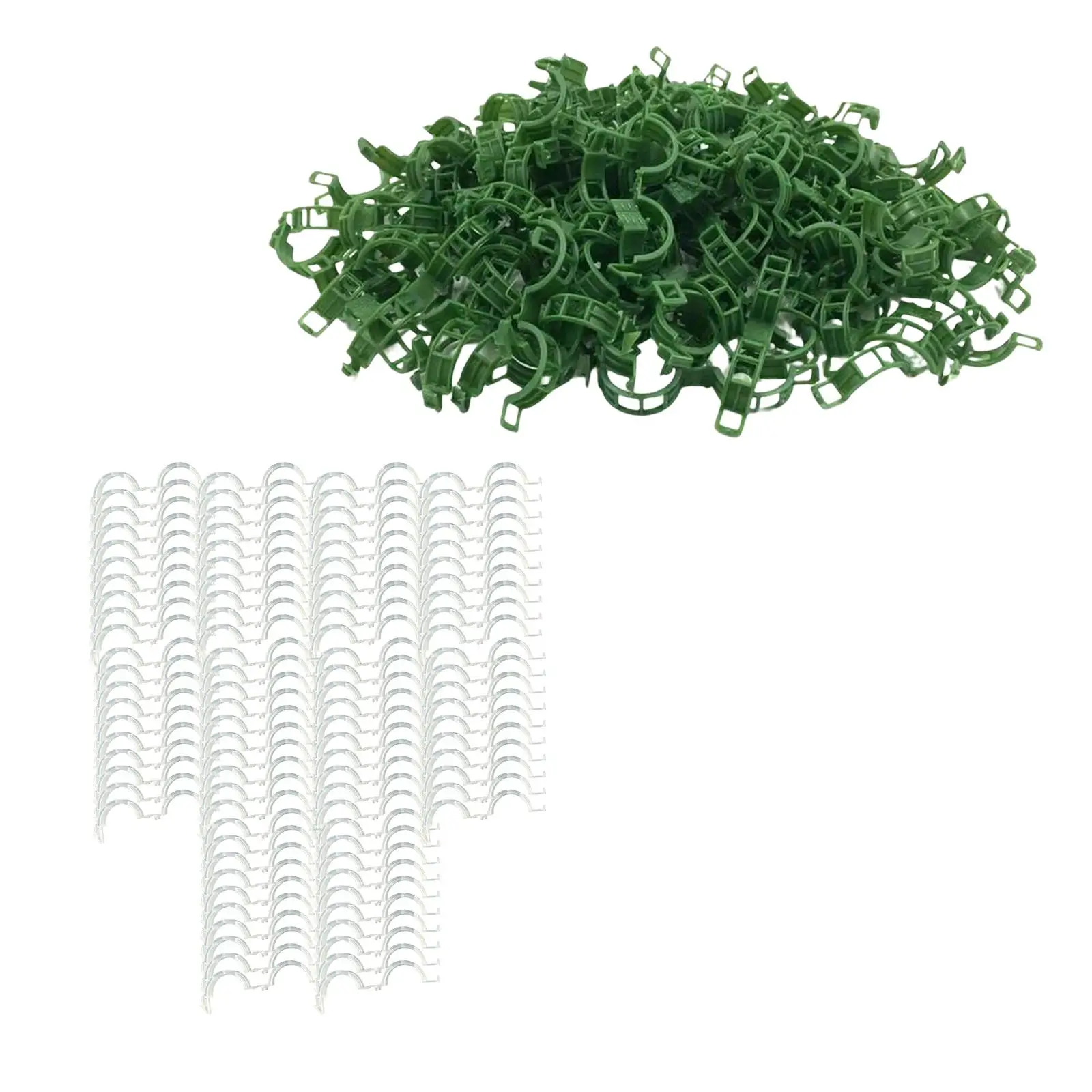 100Pcs Tomatoes Vine Clips Tomatoes Vine Clamp Supports Rack Hooks Grafting Clips Plant Support Clips for Orchid