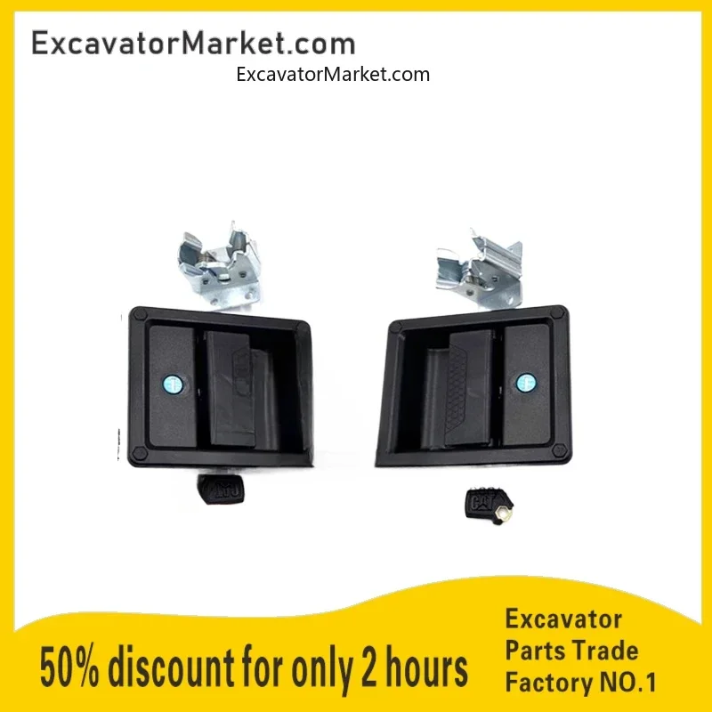 

Excavator Spare For Caterpillar cat e320gc/323/330/336/345gc/349 side door lock hydraulic pump door lock excavator accessories