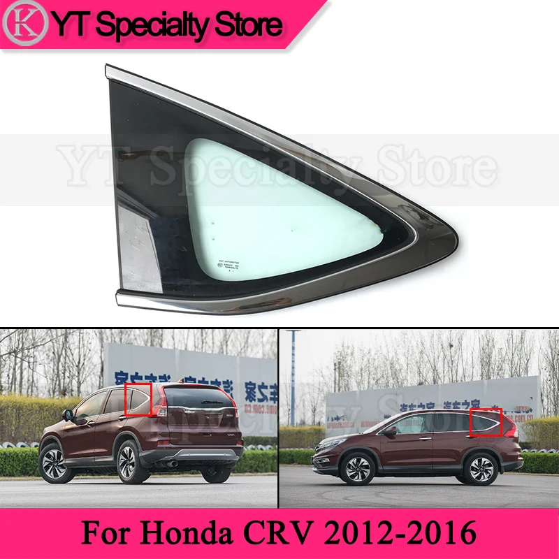 Kamshing Rear Triangular Window Glass For Honda CRV 2012-2016 Rear Window Glass Triangle Plate Rear Door Triangular Glass