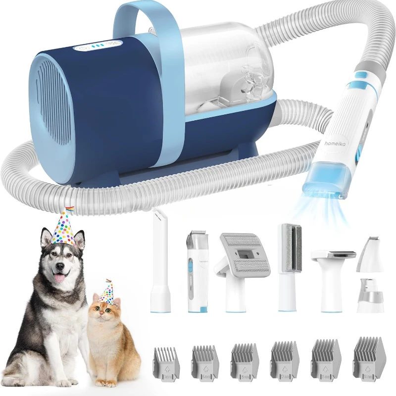 Pet grooming set and dog hair vacuum 99% pet hair vacuum cleaner