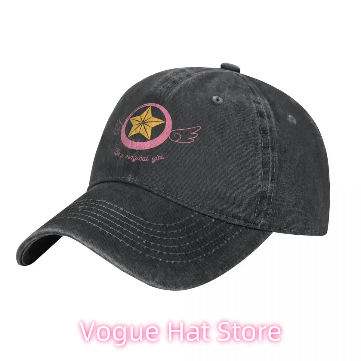 Summer Cap Sun Visor Be A Magical Girl Card Captor SAKURA Hip Hop Caps Meme Cowboy Hat Peaked Hats