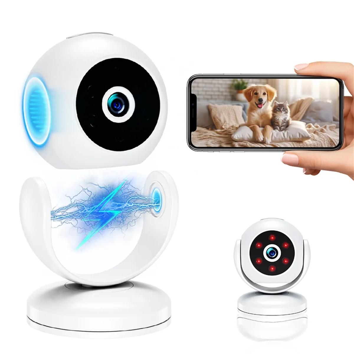 1080P HD Wireless Security Camera WIFI IP Camera Smart Baby Monitor Surveillance Outdoor Night Vision Camera for Home