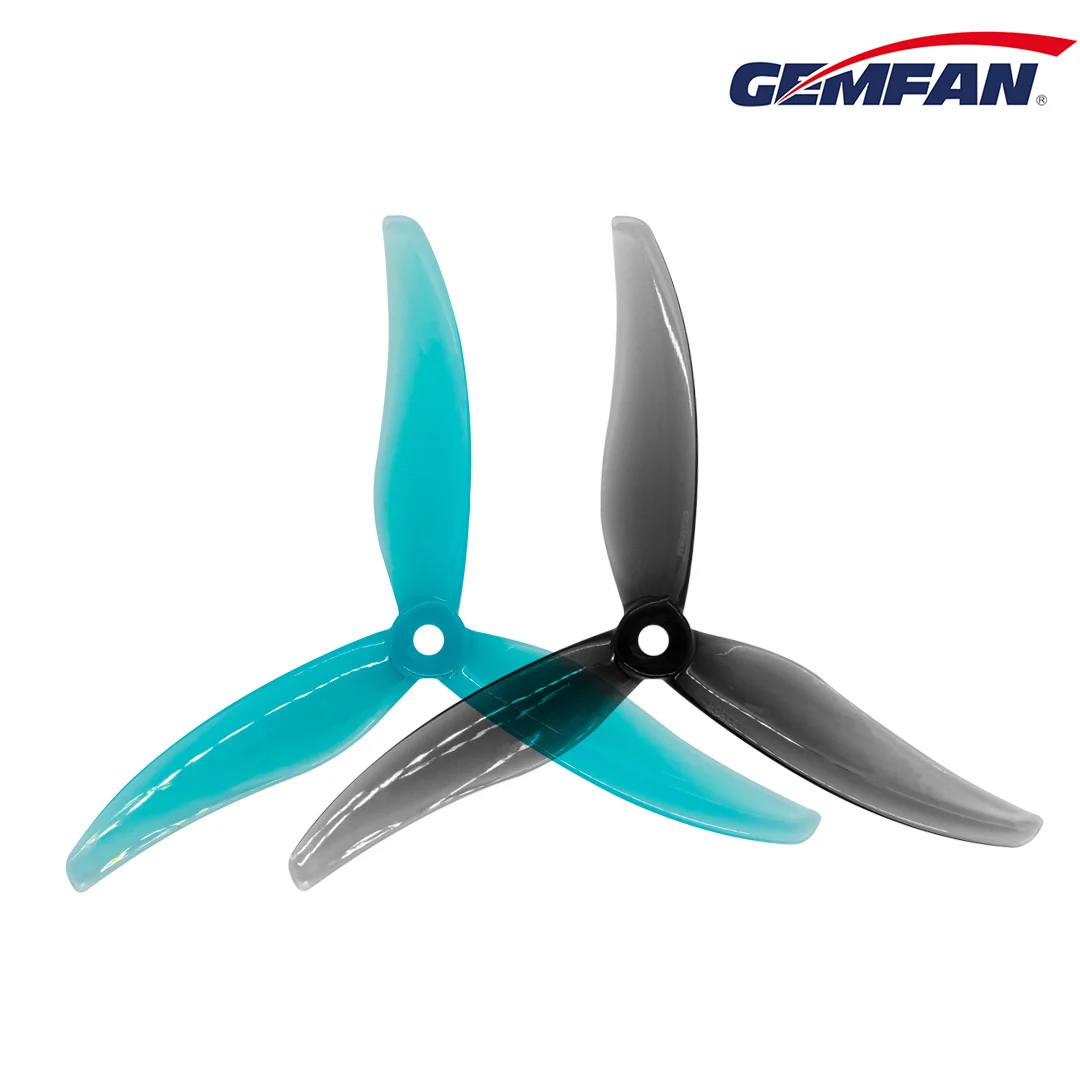 4Pairs 8pcs Gemfan Hurricane 5536 5.5X3.6X3 3-Blade PC 5.5inch Propeller for RC FPV Freestyle Drones DIY Parts