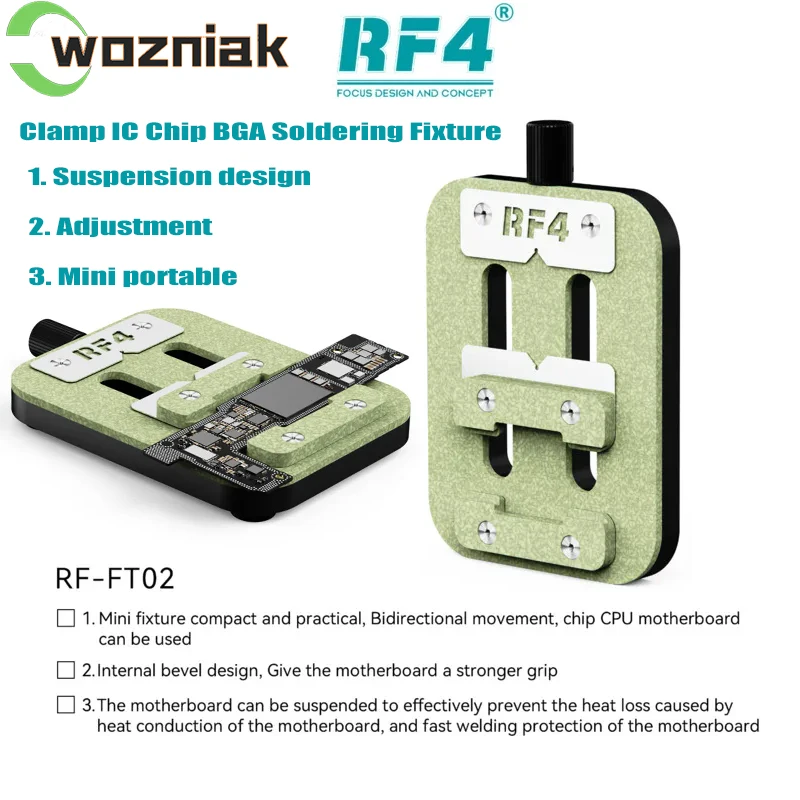 Mejor Soporte para Chips RF: Evaluación del RF4 RF-FT02 para Soldadura Precisa en PCB