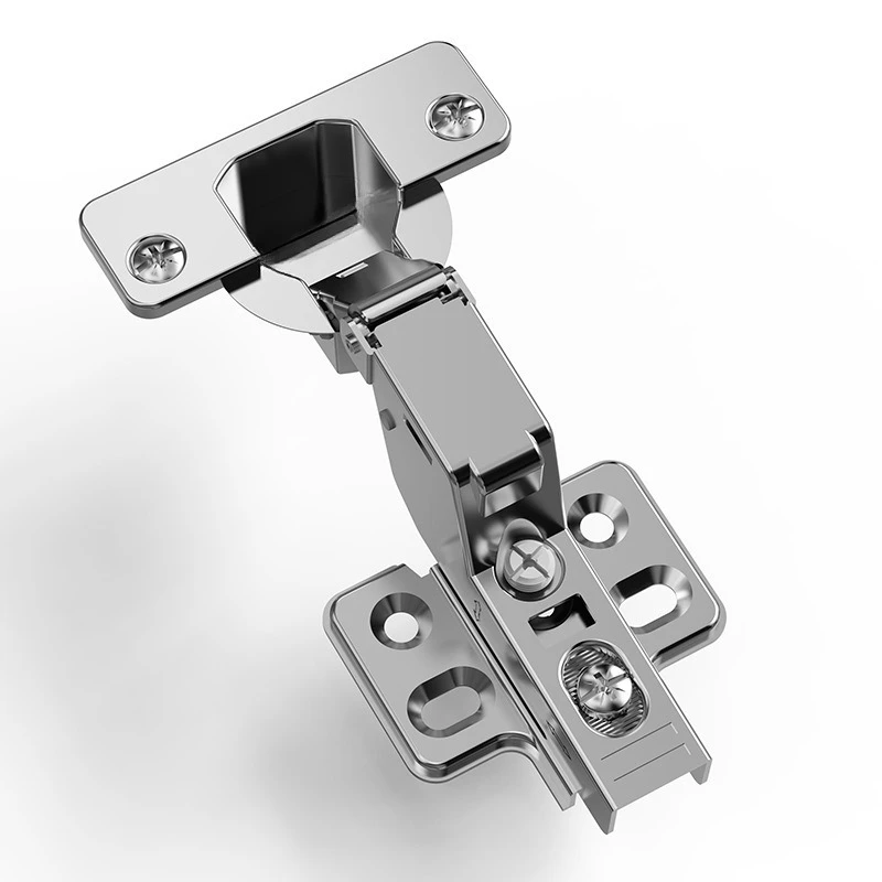 

Stainless steel hinged wardrobe cabinet damping hydraulic hinge fixed three-stage force buffer door hinge