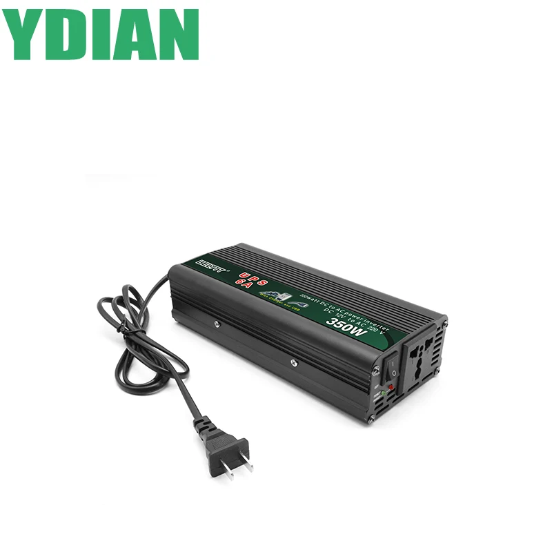 

350W Off Grid Inverter with Charger, 350W 12VDC TO AC220V Modified Sine Wave Power Inverter with charge function