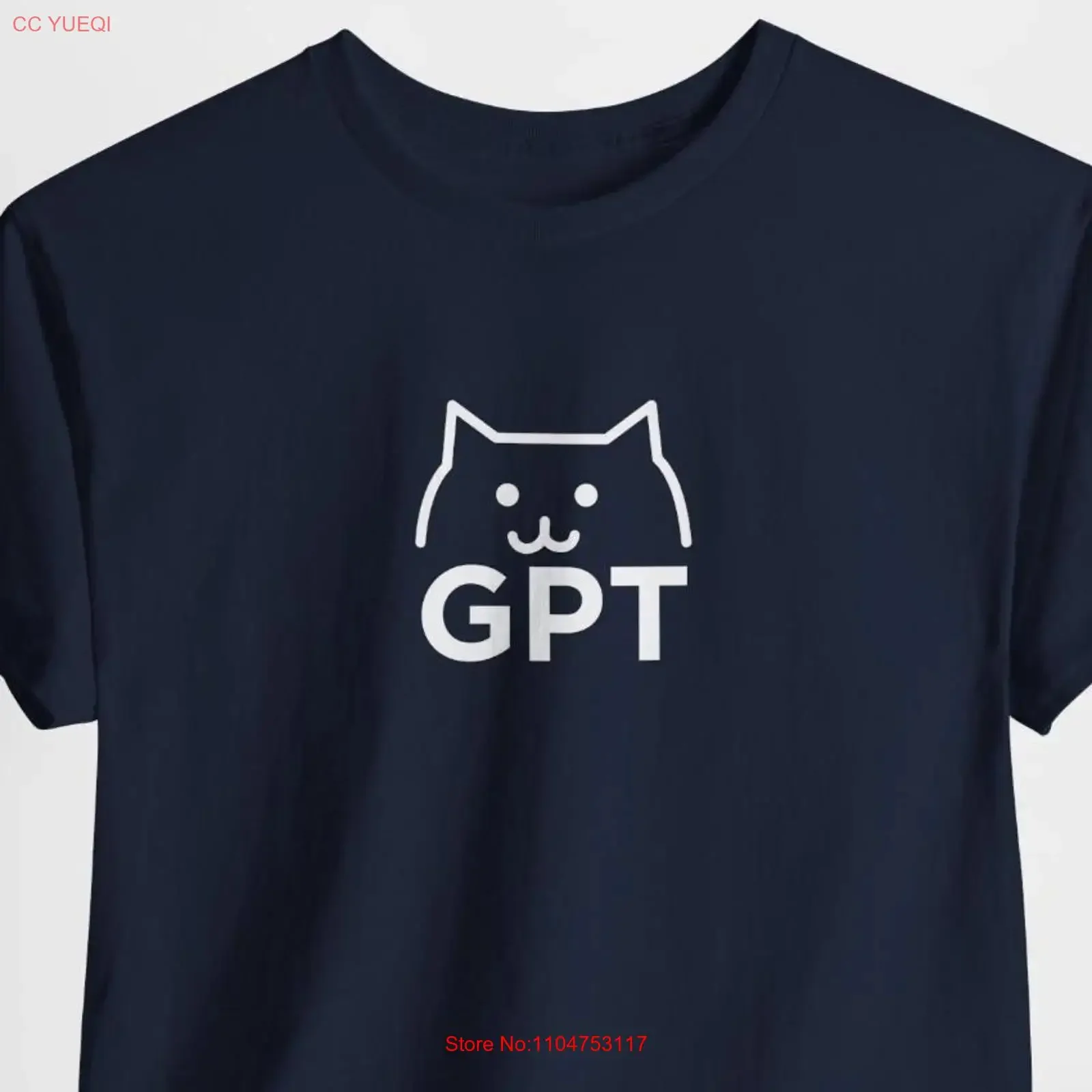 Catgpt T Shirt chatgpt chat gpt and cat tee cute funny obsessed cats vintage Washed Unisex streetwear fashion Stylish homme
