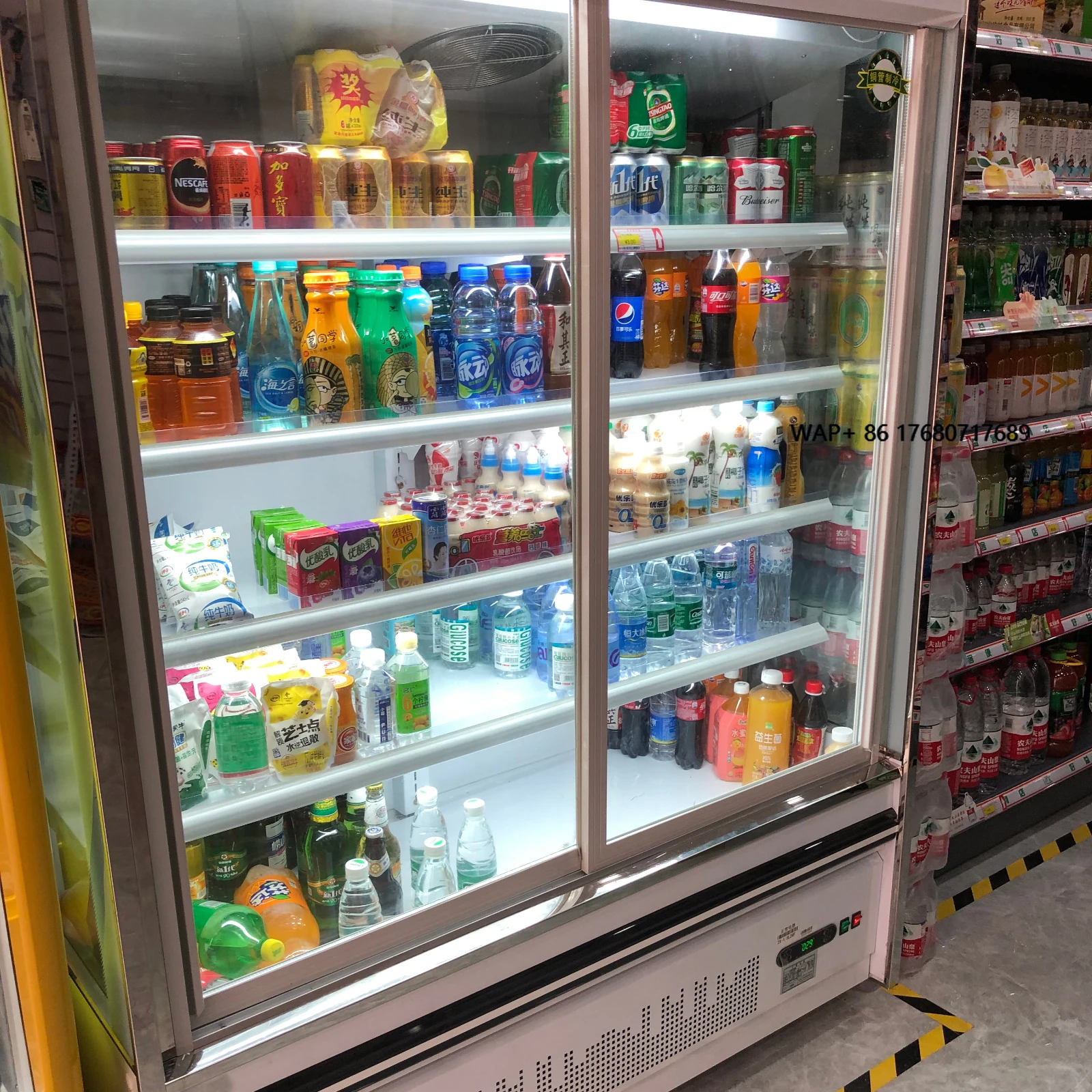 Best-selling Best-selling new freezer Commercial cooked food cooler/Refrigerator display cabinet Integrated machine air curtain cabinet - Aliexpress Deal