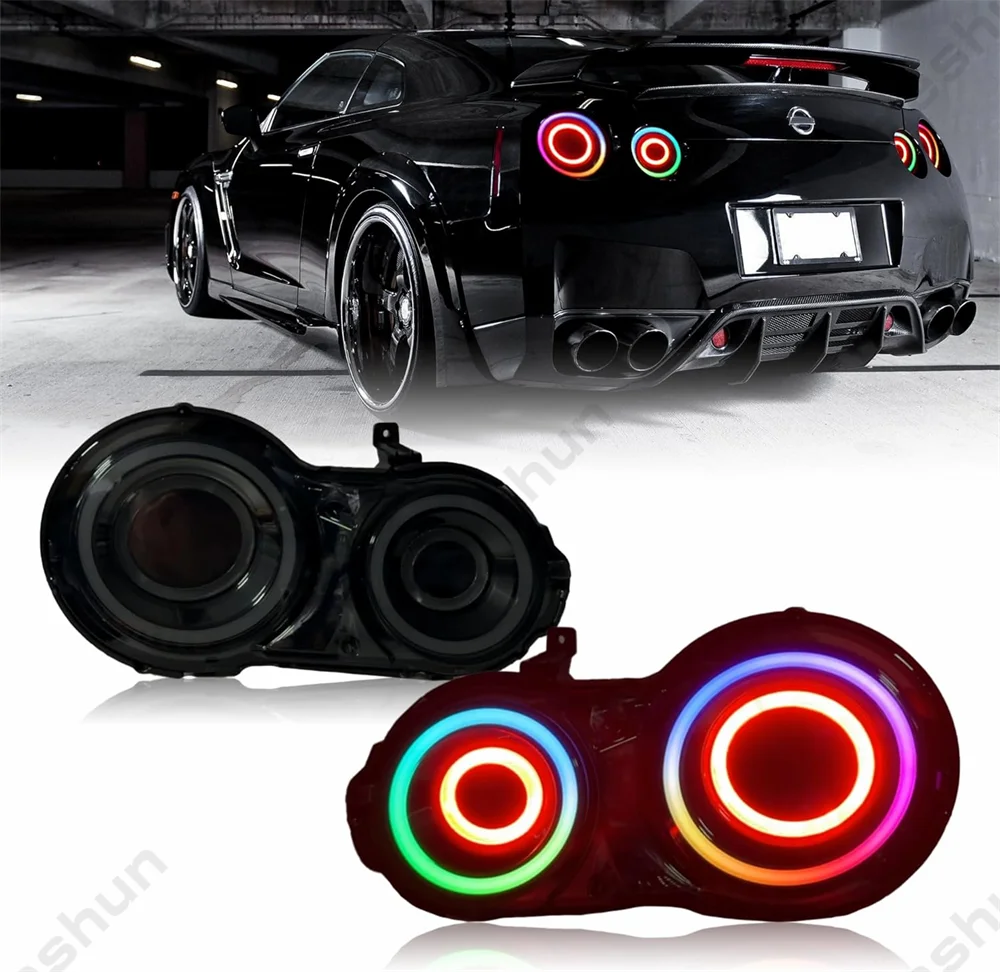 Pair LED Taillights For Nissan GTR GT-R R35 2009 2010- 2024