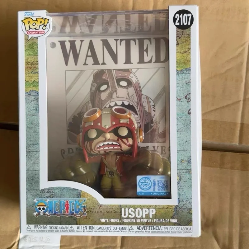 

Подлинная цельная фигурка Usopp Limited, модель Funko Pop, декор для рабочего стола, скульптура, фигурки кукол, коллекционные сувениры, детские игрушки, подарки