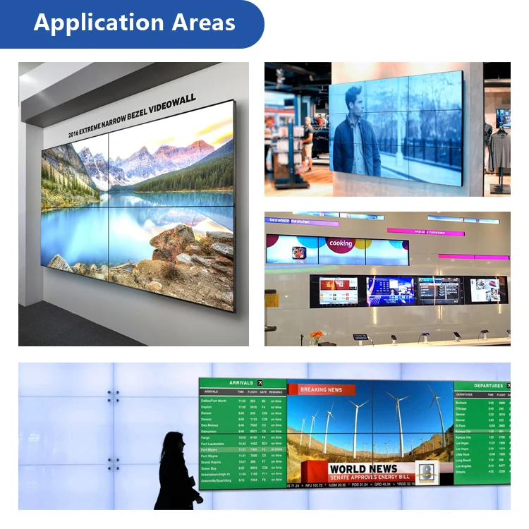 In Stock 46 Inch Indoor Advertising Screen Display Lcd Video Tv Wall Signage