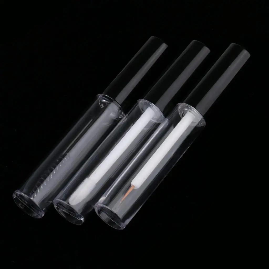 Tubo de Rímel Vazio Multiuso, Recipiente de Plástico para Delineador e Brilho Labial, Frasco de Óleo para Kit DIY de Molde de Batom