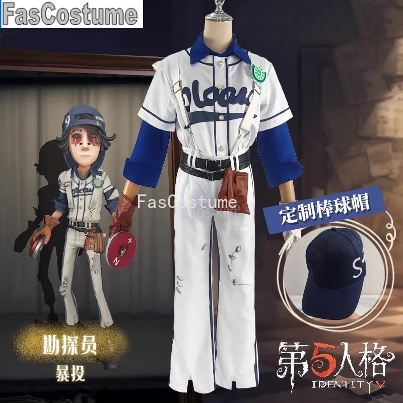 

Identity V Norton Campbell Prospector Game Suit Handsome Uniform Cosplay Costume Halloween Party Role Play Outfit Men FasCostume