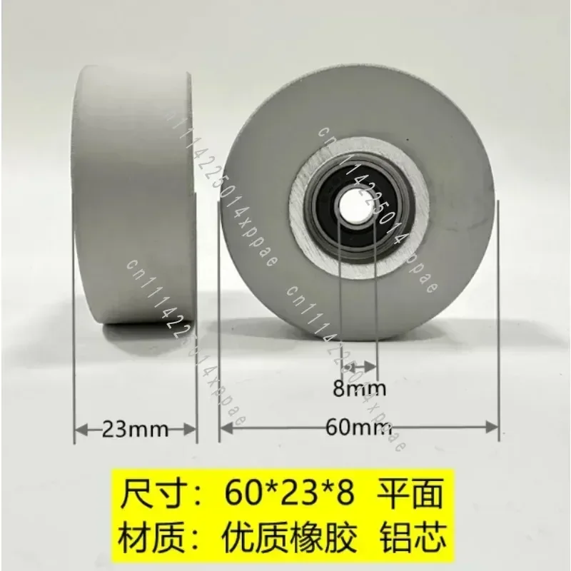 10 Pack Pressure Feed Wheel Accessory For Woodworking Edge Bander 48×8×25mm Rubber Conveying Press Roller
