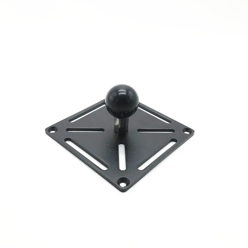 1 Inch ball Aluminum 75*75mm Square Mounting Base For Heavy bracket installation Industrial flat panel engineering computer