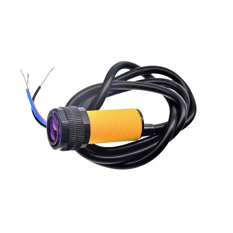 E18-D50NK Sensor Diffuse Reflection Type Infrared Obstacle Avoidance Sensor Photoelectric Switch DC NPN Normally Open (D4A3)