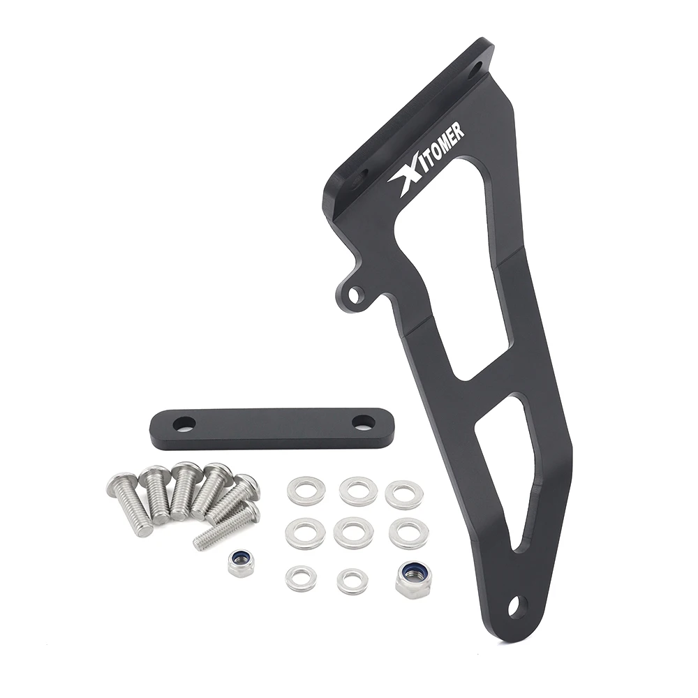Motorcycle Aluminum Exhaust Hanger Bracket Muffler Support Holder For Ninja 400 Ninja 500 Z400 Z500 2024 2025 2026 For KAWASAKI