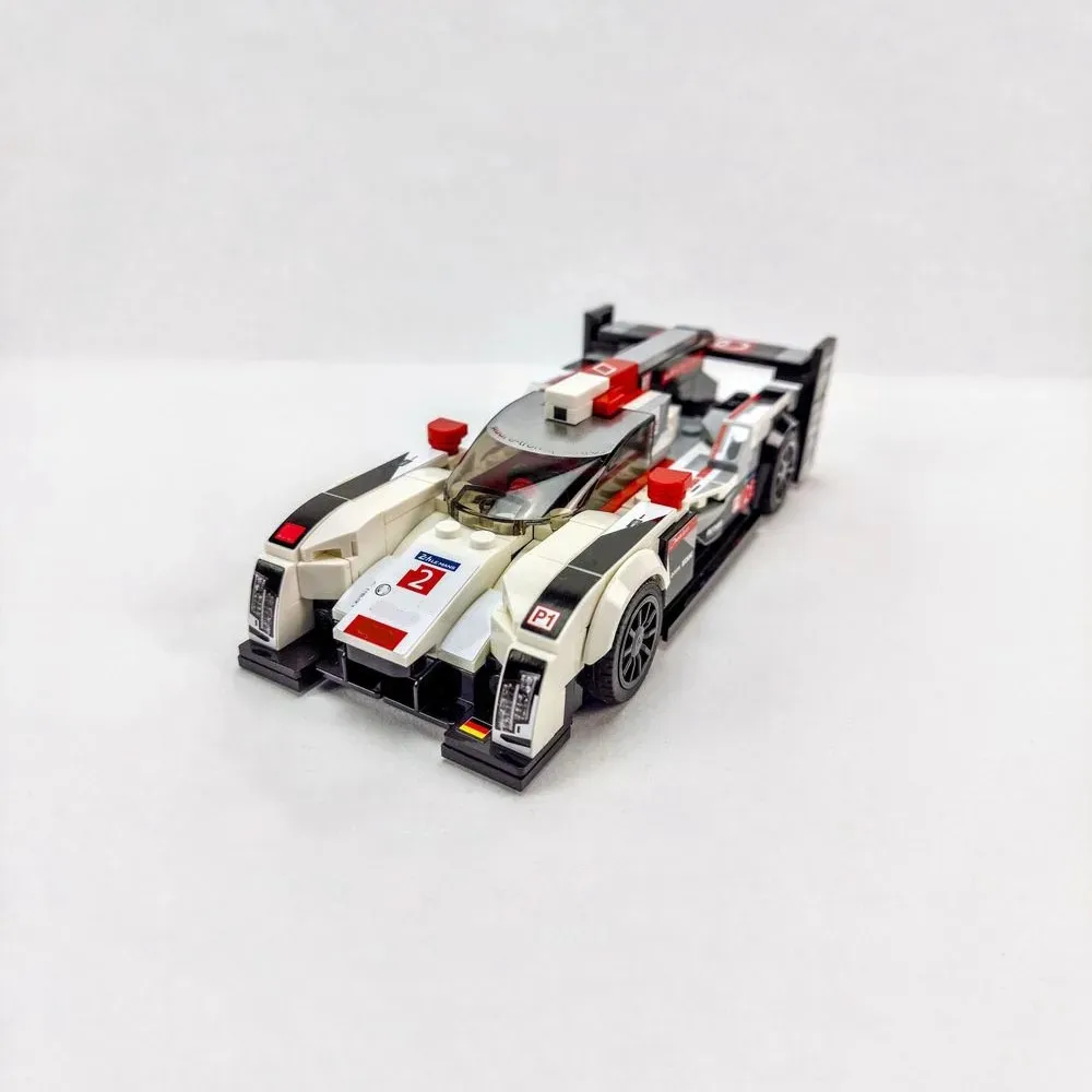 

305PCS MOC Le Mans Race Speed Champions DIY R18 QUATTRO #2 2014 Building Blocks Racing Assemble Model Toy Brick Holiday Gifts