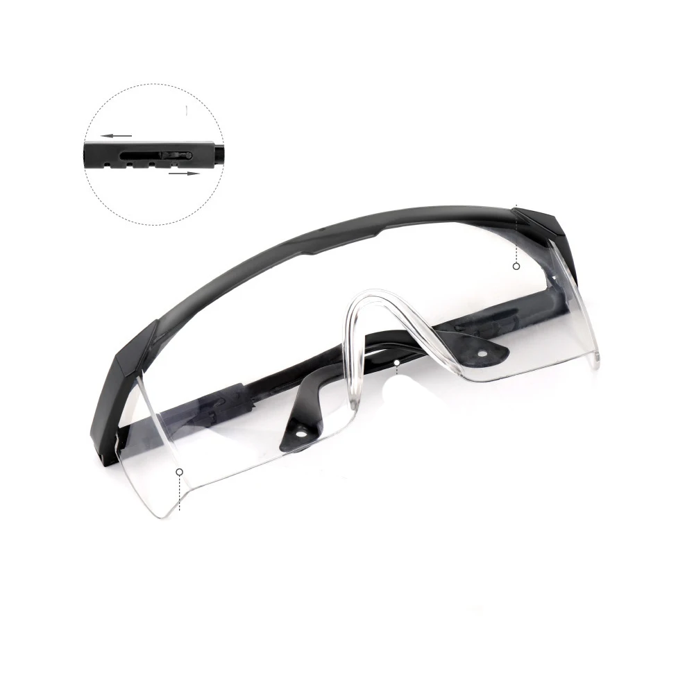 

Protective Goggles Eye Masks Eye Protection Glasses Anti-droplet Flat Light, Anti-wind Sand Dust Impact Resistance Anti-splash