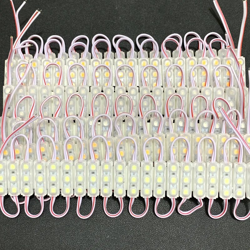 Mini 2835 Led-modul DC12V 200 teile/paket Injektion 3led Modul Mit größe 29*9mm 1,2 W Wasserdichte 2835 Harte Streifen Bar Licht Lampe