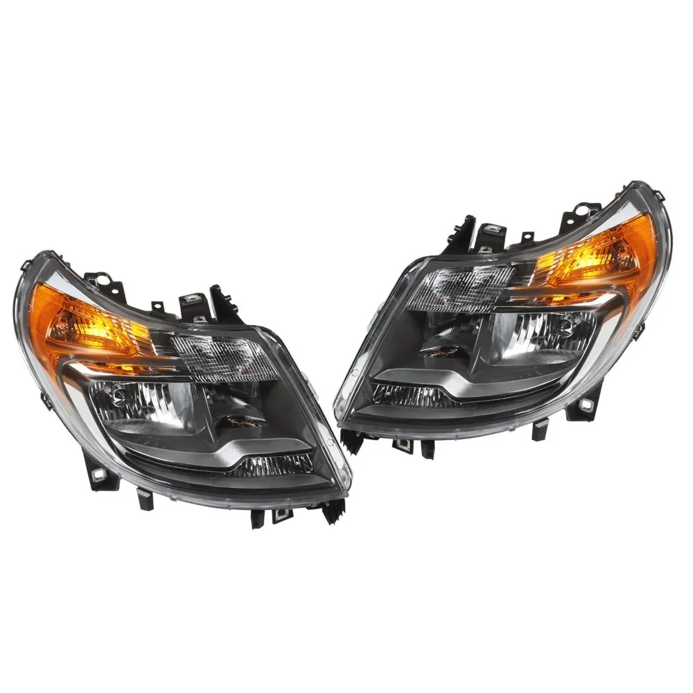 Pair Headlight w/DRL For 2014-2022 RAM Promaster 1500 2500 3500 14-22 Headlamp