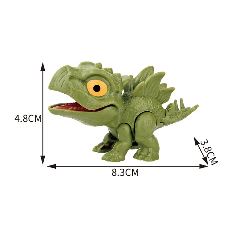 Jurassic Finger Dinosaurier Triceratops Tyrannosaurus Modell Spielzeug für Kinder Kreative Finger Beißen Dinosaurier Interaktives Spielzeug Junge Geschenk