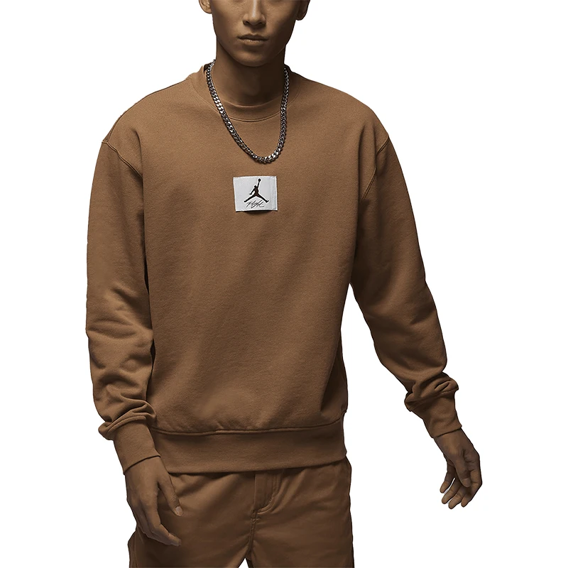 نايك المنتج الأصلي الأردن السنة الصينية الجديدة الرجال الصوف جولة الرقبة الرياضة هوديي FB6935-231 #5