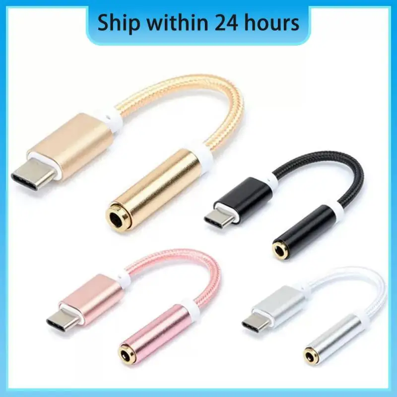 USB Type C To 3.5mm Earphone Jack Digital Audio Adapter Converter For Sumsang Redmi Poco Pixel 3 5 Mm Audio Aux Cable