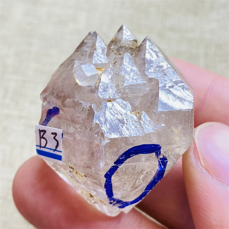 Herkimer Diamond Of Ore The Chakras Energy Stone Natural Crystal Heal Reiki Gift