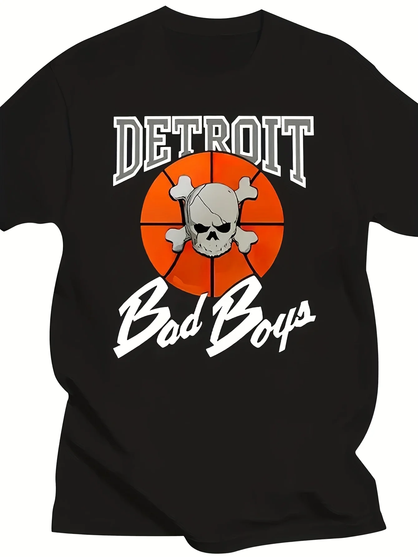 Detroit Bad Boys Skull Logo Tshirt Womens Style manga vintage anime clothes tshirts for mens designer clothing new in tops & tee