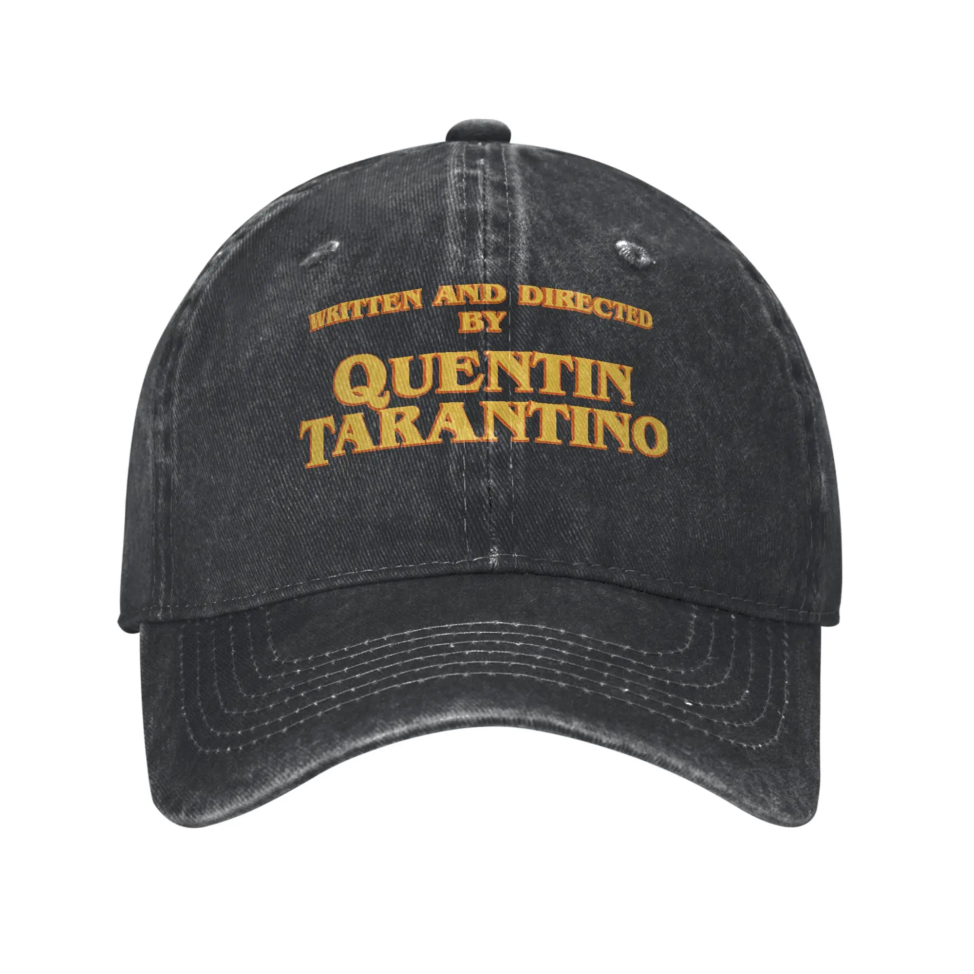 Written And Directed By Quentin Tarantino Fashion Baseball Cap  Snapback Hats For Women  Short Trip Hats For Women