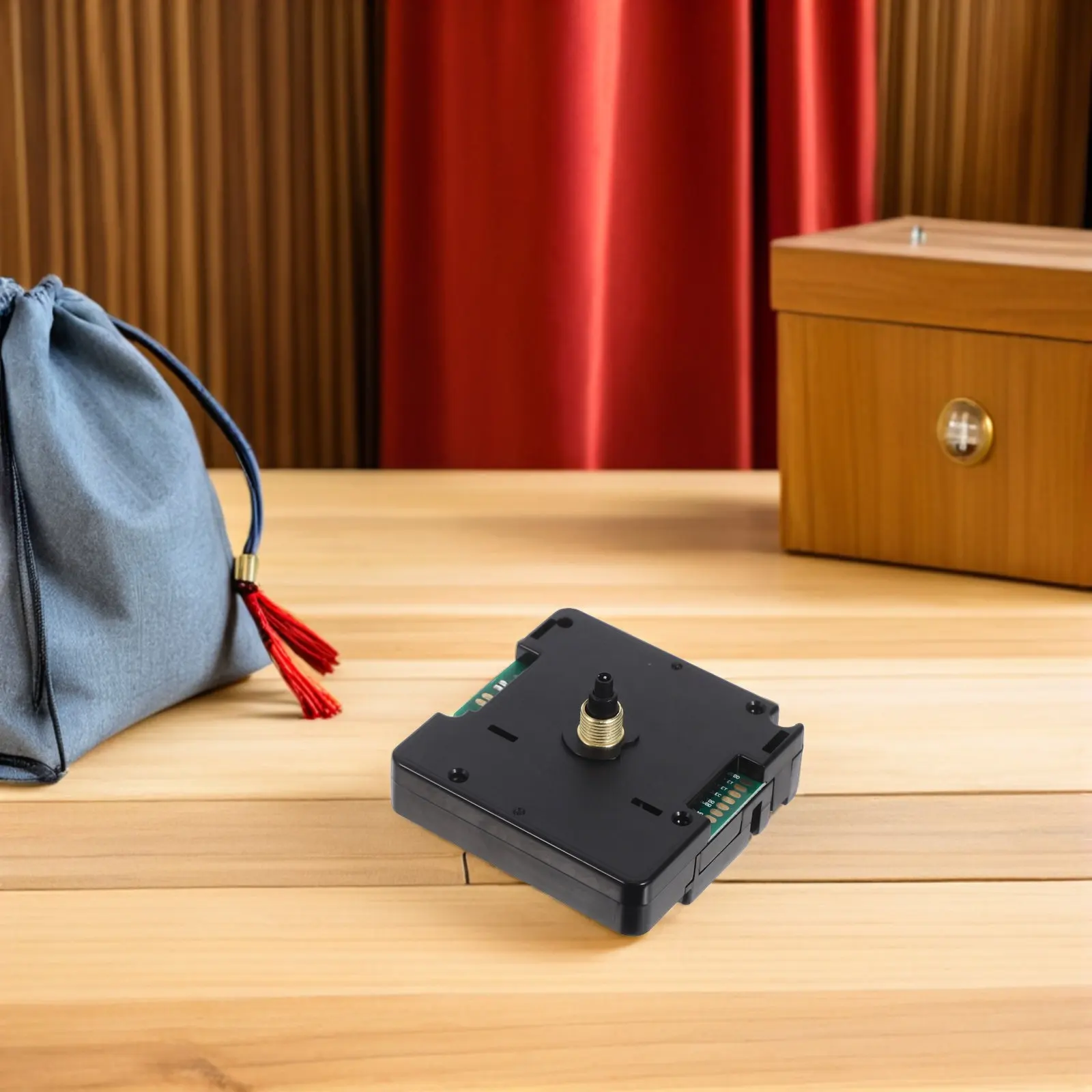 Battery Powered Radio Controlled Clock Movement Silent Sweep Quartz Mechanism for Wall Clock Replacement Office Classroom