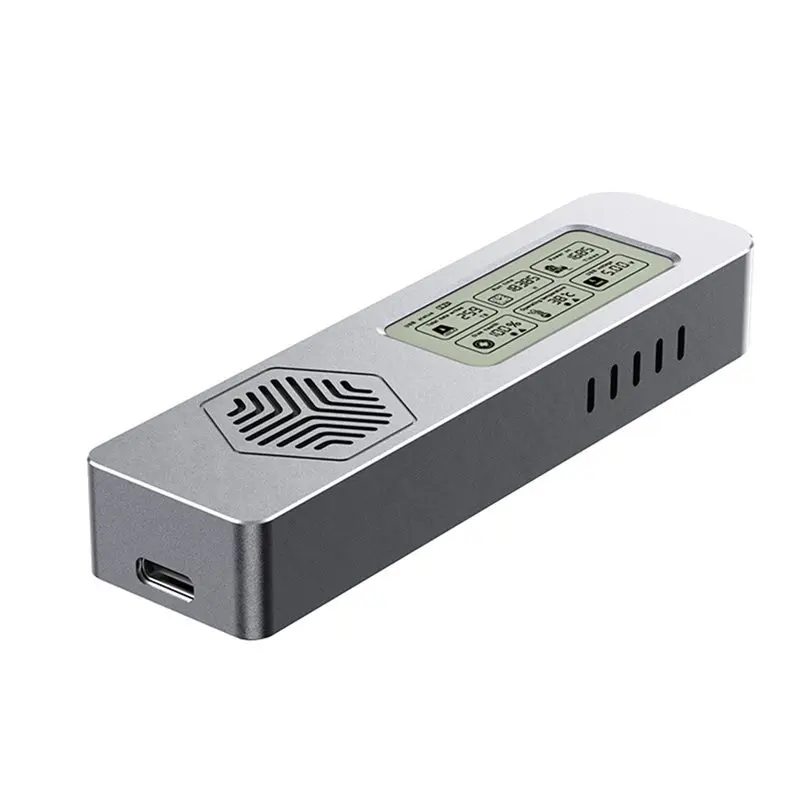 

A13E-M.2 Чехол для жесткого диска Nvme SSD NVME Твердотельный чехол для мобильного жесткого диска Интеллектуальное цифровое обнаружение здоровья