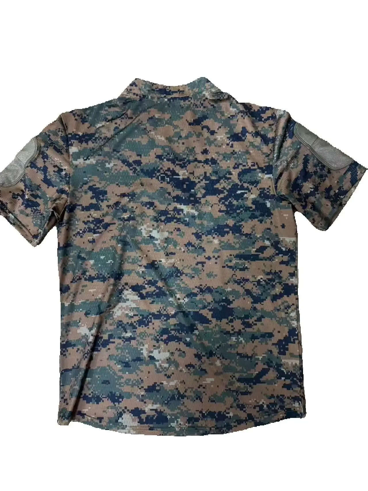 Mg Replica Jungle Camo Tactical T-Shirt Quick Dry Breathable V-Neck Short Sleeve for Hunting Shooting Daily Casual