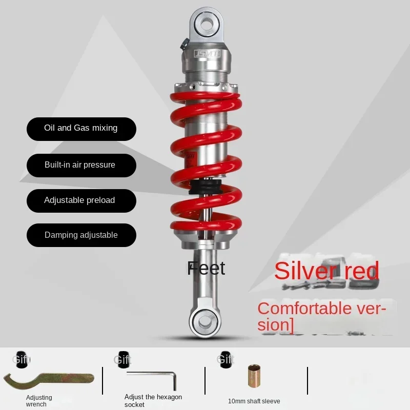 JSMT Centralize Shock Absorber, Suitable for Honda CB650R/F CBR650R Rear Shock Absorption and Damping Adjustable Reduce 2cm