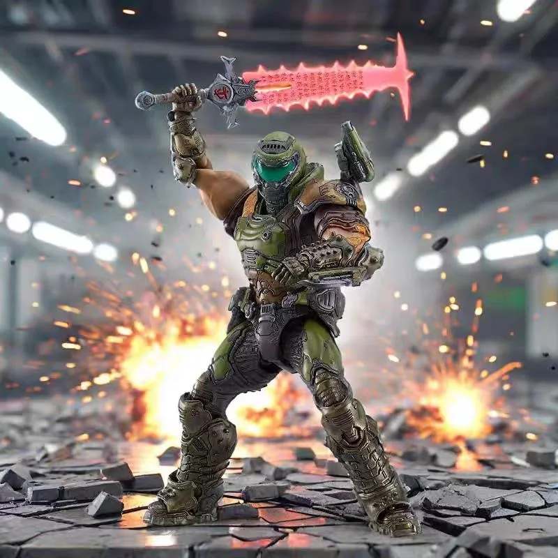 

Figma SP-140 Doom Slayer Action Figure Figurine Collectible Model Doll Toy Gifts 16CM